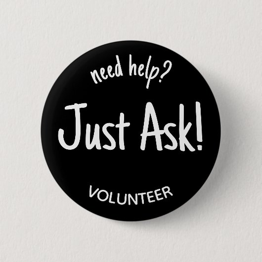 Demander l'aide Badge volontaire (Devant)