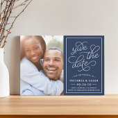 Demander romantique Photo Enregistrer la carte Dat