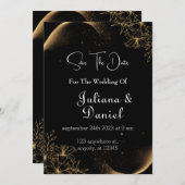 Demander votre présence : Faire-part de mariage (Devant / Derrière)