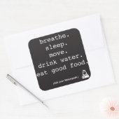 Demandez à votre Naturopath - Sticker (Enveloppe)