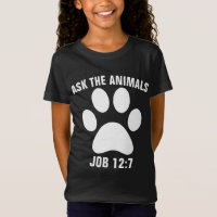 DEMANDEZ AUX ANIMAUX T-shirts Christian KIDS