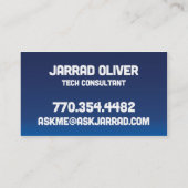 Demandez la carte de visite professionnelle de (Dos)