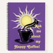 Demandez-moi à propos de mon heureux Carnet de caf (Devant)