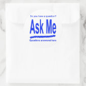 Demandez-moi les autocollants (Sac)