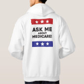 Demandez-moi Medicare – Sweat à capuche (Dos)