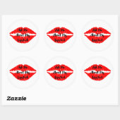 Demandez-Moi Mon Stickers Lipstick (Feuille)