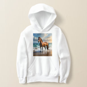 **"Démarche Majestueuse : Fier Cheval Brun sur la 