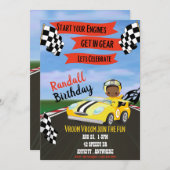 Démarrez votre carte d'invitation pour l'anniversa (Devant / Derrière)