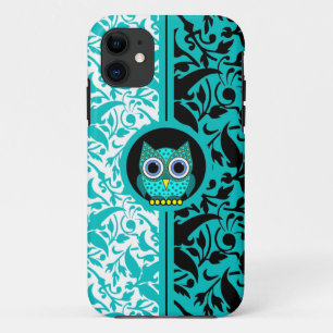 demasingspatroon met uil iPhone 5 hoesje