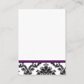 demask paars wenskaarten informatiekaartje (Achterkant)