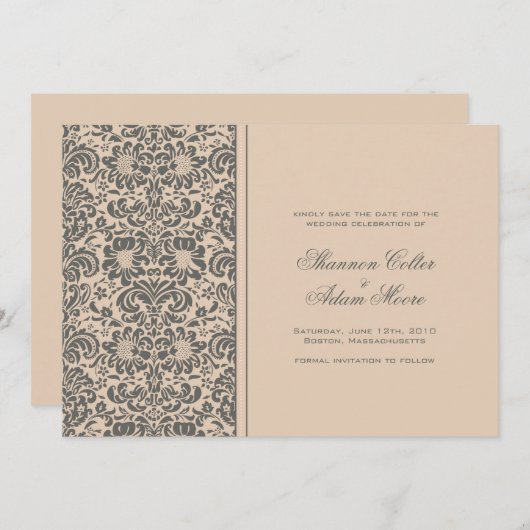 demask save the date (Voorkant / Achterkant)