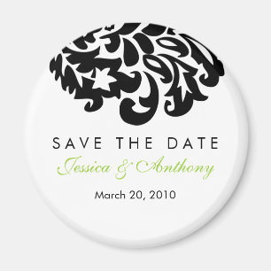 demask save the date magnet magneet