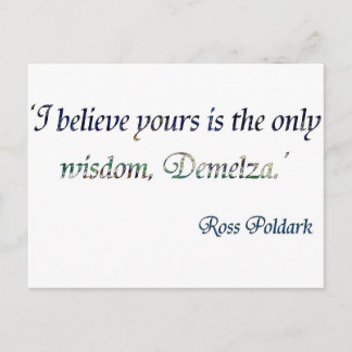 Demelza Poldark Briefkaart