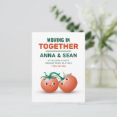 Déménager ensemble carte avec couple de tomates mi (Debout devant)