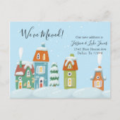 Déménager Faire-part Noël Nous avons déménagé (Devant)