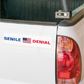 Démence Joe Biden "SENILE DENIAL" autocollant pare (Sur camion)