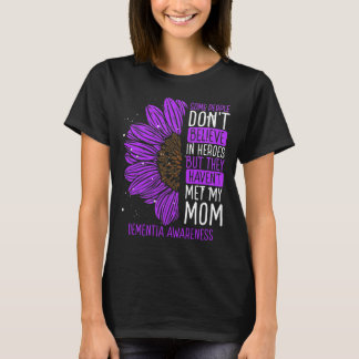 Dementia Awareness Ribbon Mam Warrior T-shirt