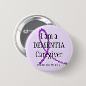 Dementia Caregiver Ronde Button 5,7 Cm (Voorkant /achterkant)