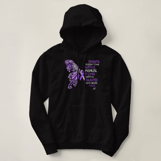 Dementie heeft geen handleiding bij hoodie (Design voorkant)