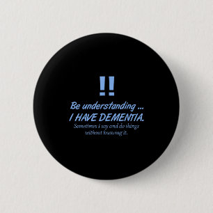 Dementie Heimer Krijger Patiënten Hersenstoornis V Ronde Button 5,7 Cm