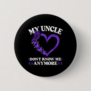 Dementie Paars Voor Oom Die Me Niet Kent Herinneri Ronde Button 5,7 Cm