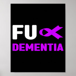 Dementie T-shirt - Alzheimers Dementie Bewustzijn Poster