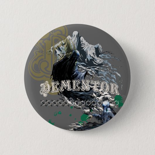 DEMENTOR™ RONDE BUTTON 5,7 CM (Voorkant)