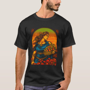 Demeter Griekse Mythologie Godin Harvester T-shirt