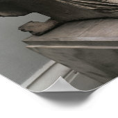 Demeter, standbeeld uit Knidos, Asia Minor, c.350B Poster (Hoek)