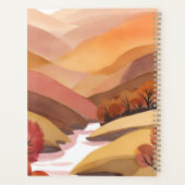 Demeure d'Automne | Paysage aquarelle de feuillage (Dos)