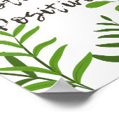 Demeurez une affiche de motivation positive avec b (Coin)