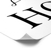 Demeurons à la maison Poster (Coin)