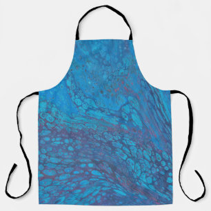 Demi-amour 3 Bleu Cool Abstraite Tabliers