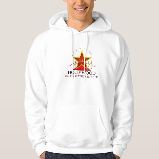 Demi de sweat - shirt à capuche de marathon de (Devant)
