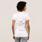 demi de T-shirt Ann de marathon (Dos entier)