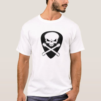 Demi de T-shirt d'os croisés de sélection de crâne