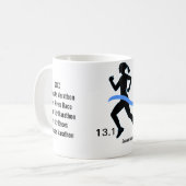 Demi de tasse du marathon des femmes avec le ruban (Devant gauche)
