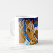 Demi d'enveloppe de bleus de ventre de tasse Arabe (Devant gauche)