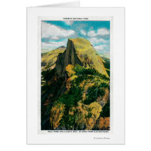 Demi-dôme et le repos du nuage de Glacier Point