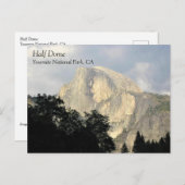 Demi-Dôme, Parc national Yosemite, carte postale C (Devant / Derrière)