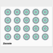 DEMI ~ Personalized Paua Shell Sticker ~ (Vel)