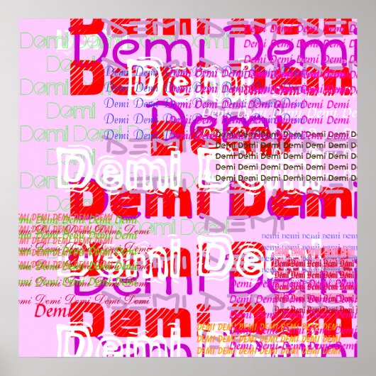 Demi Poster (Voorkant)