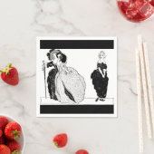 Demi-sœurs & Serviettes en papier Cendrillon vinta (En situation)