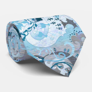 Demiboy Dragon Damask - Stijlvolle pride-vlagkleur Stropdas