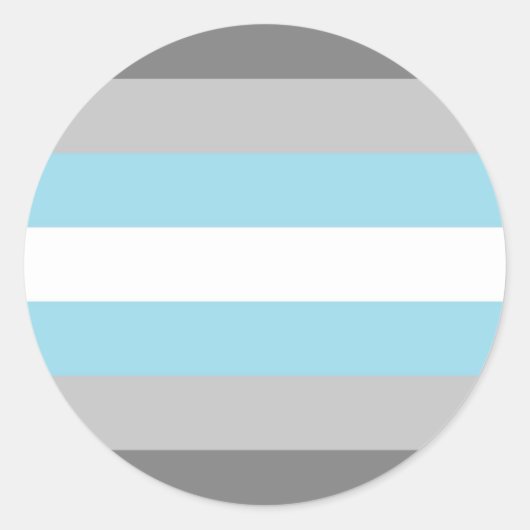 DemiBoy Flag Ronde Sticker (Voorkant)