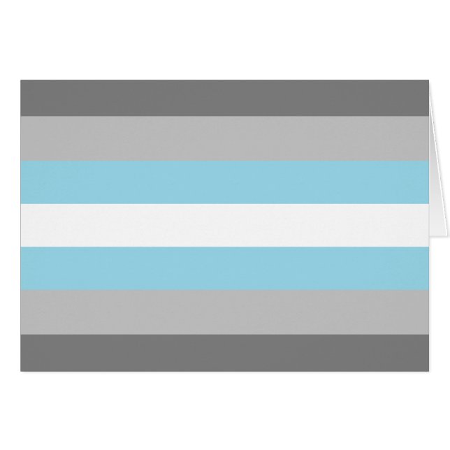Demiboy Pride Flag (Voorkant Horizontaal)