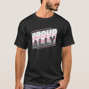 Demigirl Demisexual Trots Ally LGBT Demigirl Vlag T-shirt