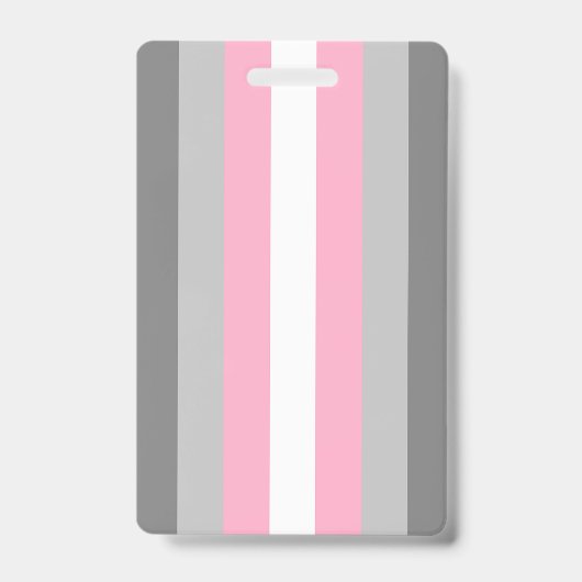 DemiGirl Flag Ausweis Badge (Front)