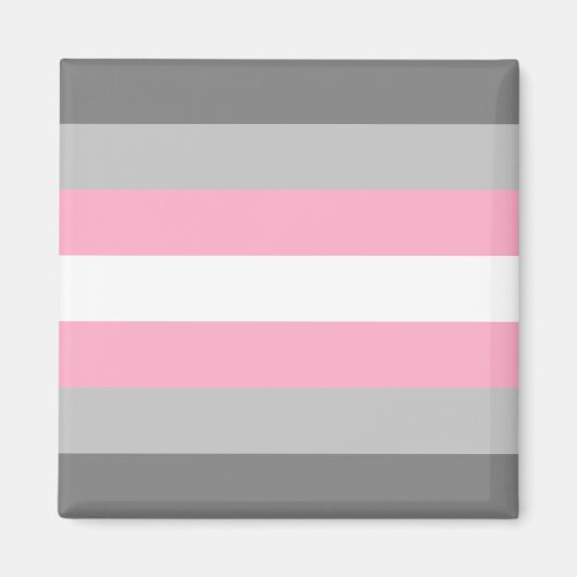 Demigirl Flag (Demi Girl Pride) (genderidentiteit) Magneet (Voorkant)