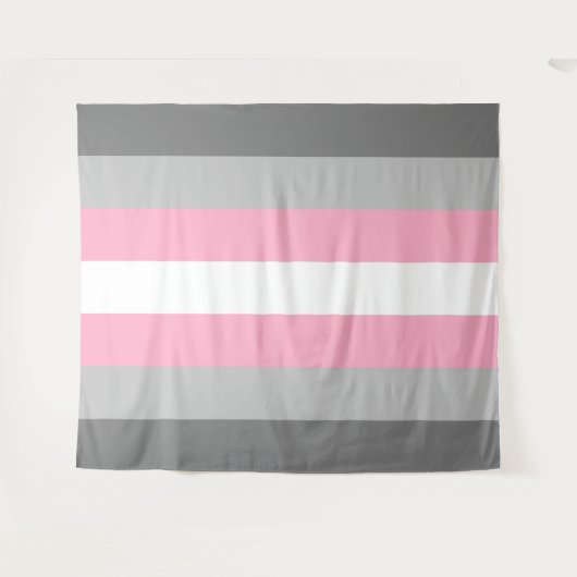 Demigirl Flag Extra groot Wandkleed (Voorkant (horizontaal))